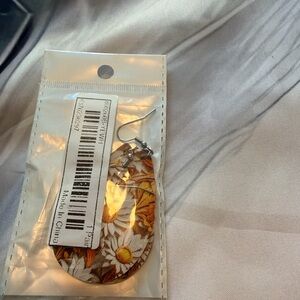 Floral Teardrop Earrings